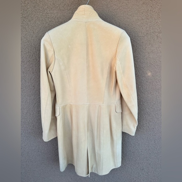 Baja 100% Leather Trench Coat | Size 4 - Picture 10 of 12